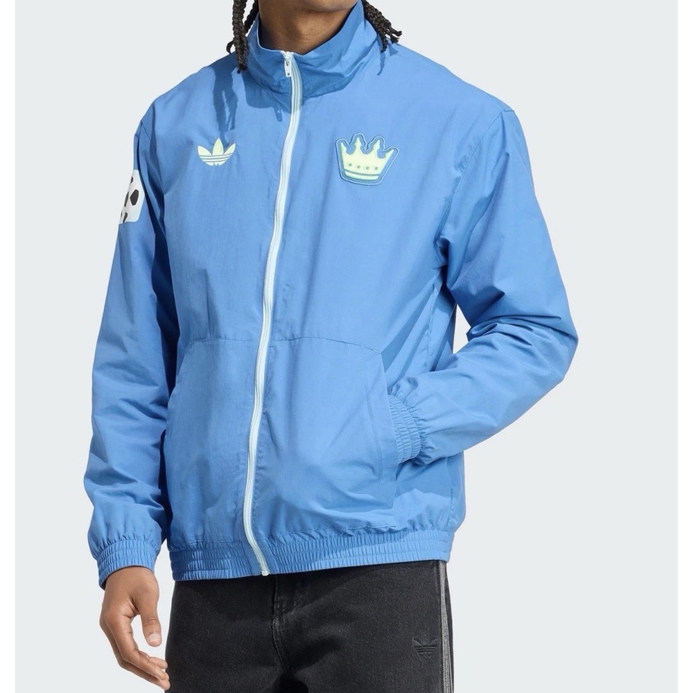 adidas Orig Charlotte FC 2025 Archive Collection Anthem Soccer Jacket Medium